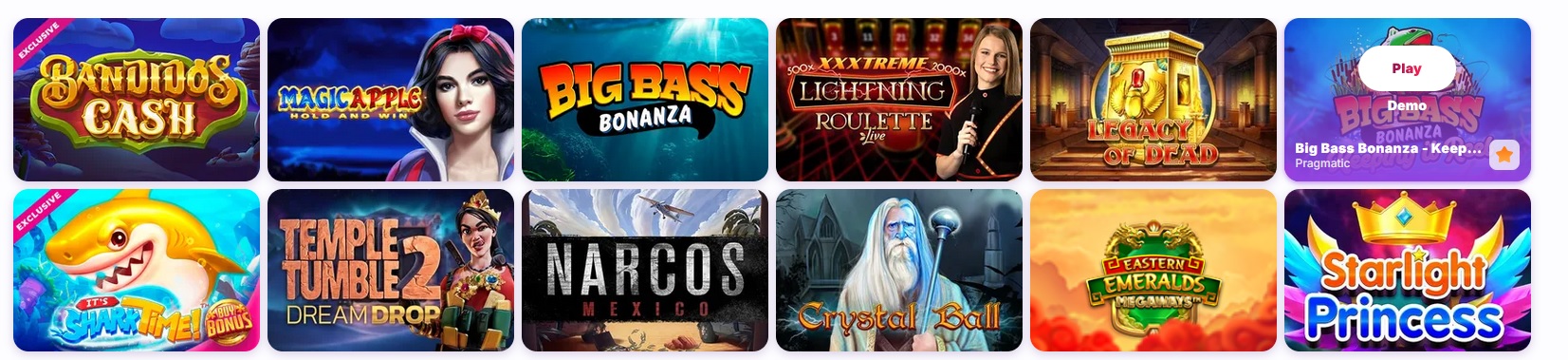 A vibrant collage of colorful online casino game icons, featuring titles like "Banana's Cash," "Legacy of Inca," and "Leprechaun's Luck," awaits on Nomini Bet. Dive into diverse themes and graphics with an exciting welcome bonus to enhance your gaming adventure.